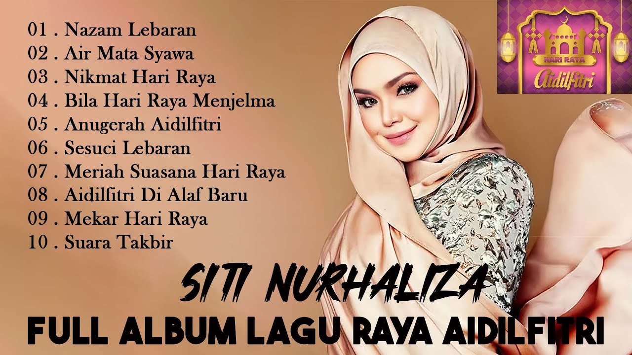 SITI NURHALIZA   Full Album Lagu Raya Aidilfitri 2023