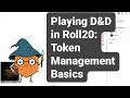 Playing D&D in Roll20: Token Management Basics