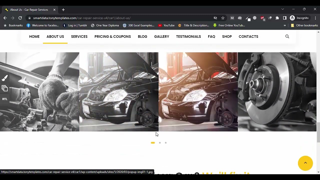 Car Repair Services And Auto Mechanic WordPress Theme Free Download