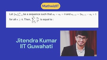 Let {an}∞n=0 be a sequence such that a0=a1=0 and an+2=2an+1−an+1 for all n≥0. Then,  ∞∑n=2 an7n is
