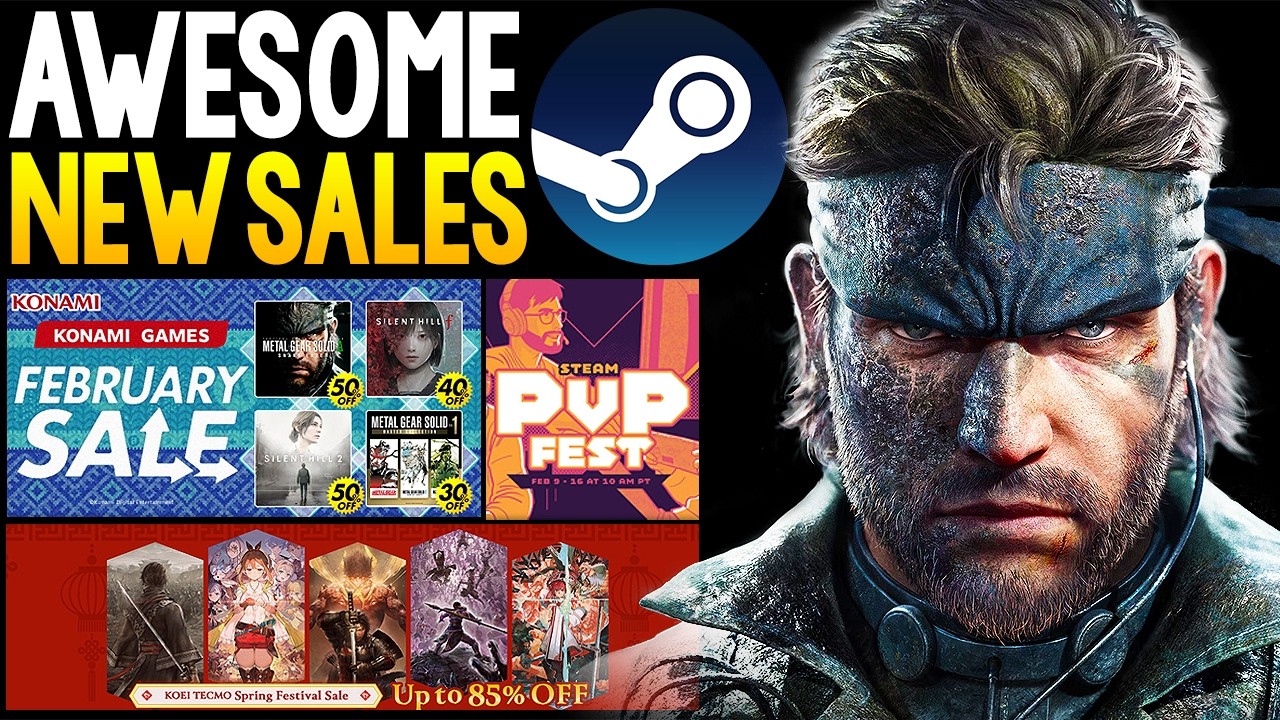AWESOME NEW STEAM SALES - SPRING FESTIVAL SALE + MORE SALES AND HISTORIC LOW DEALS!