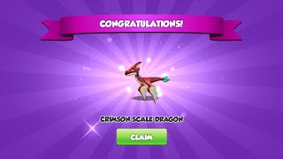 I got CRIMSON SCALE Dragon - Dragon Mania Legends