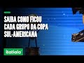 Grupos da Copa Sul-Americana após sorteio da Conmebol