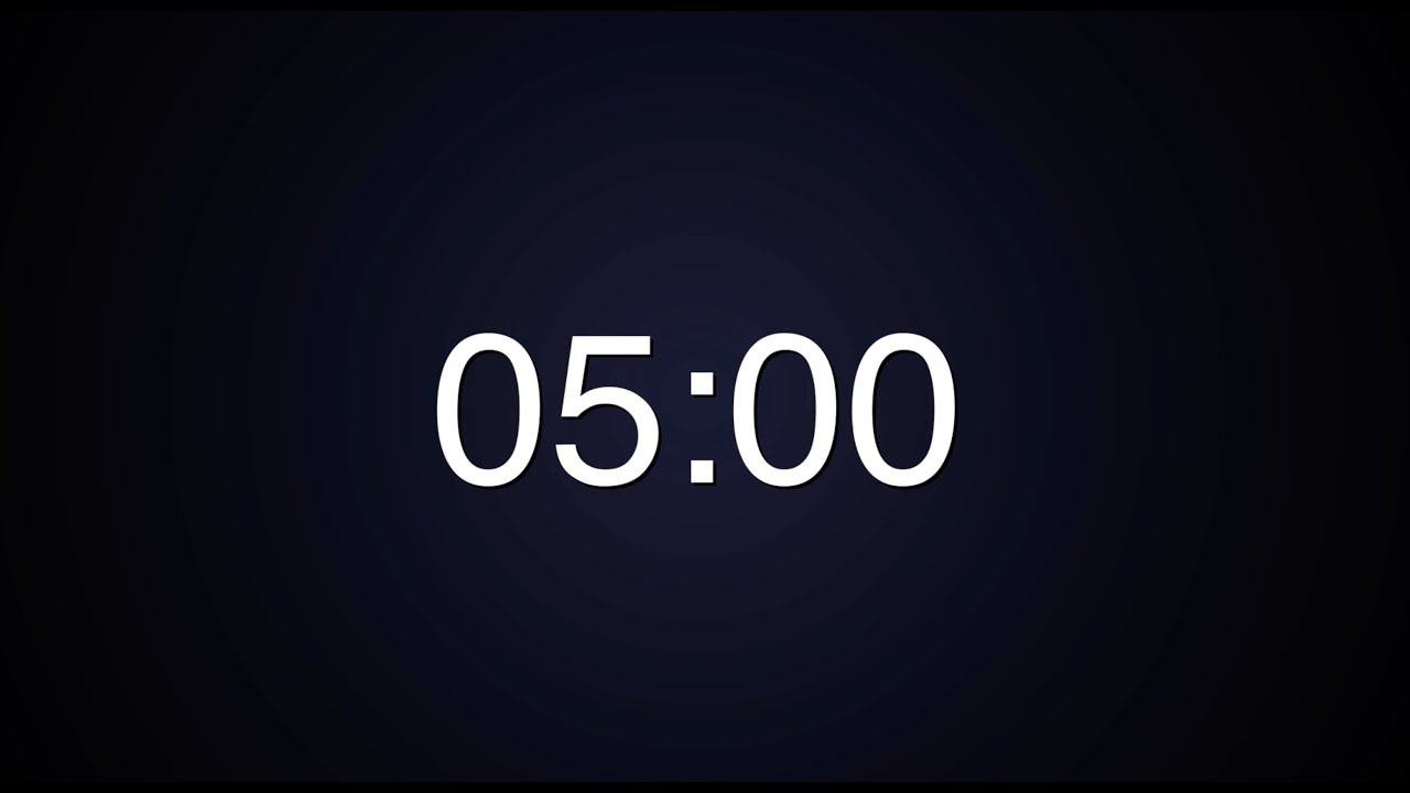 5 Minute Focus Timer for Work & Study - YouTube