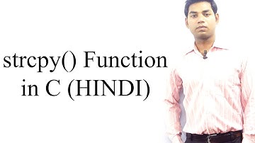 strcpy() Function in C (HINDI)