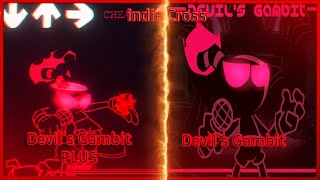 Indie Cross - Devil's Gambit - Original VS Plus - Friday Night Funkin