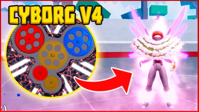 DESPERTEI AS RAÇAS GHOUL E CYBORG V4 NO BLOX FRUITS!!! 