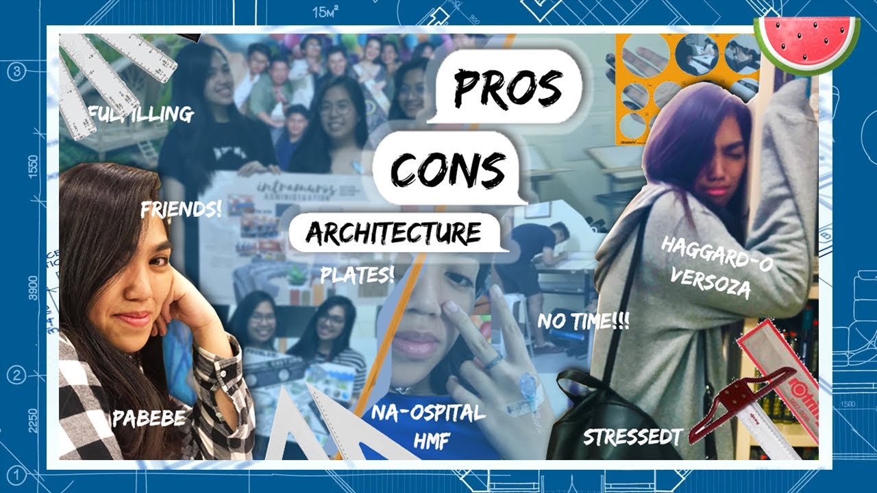 PROS and CONS of studying architecture 😌😣 || architecture student Philippines || Micaellaaa