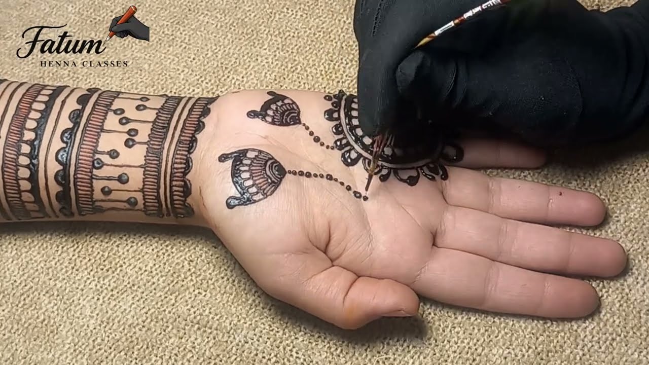 Beginner Friendly Mehndi Design 👌 Step by Step | New Trending Henna class Video 💍 New Viral Henna”