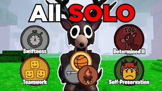 How Fast Can I Get EVERY BADGE SOLO in 99 Nights in the Forest
