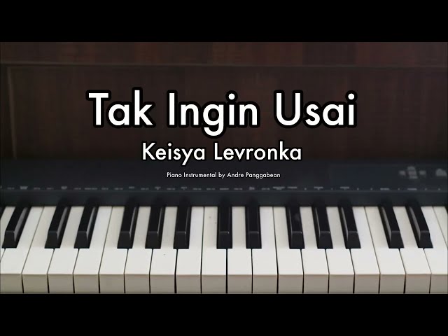 Tak Ingin Usai - Keisya Levronka | Piano Karaoke by Andre Panggabean class=