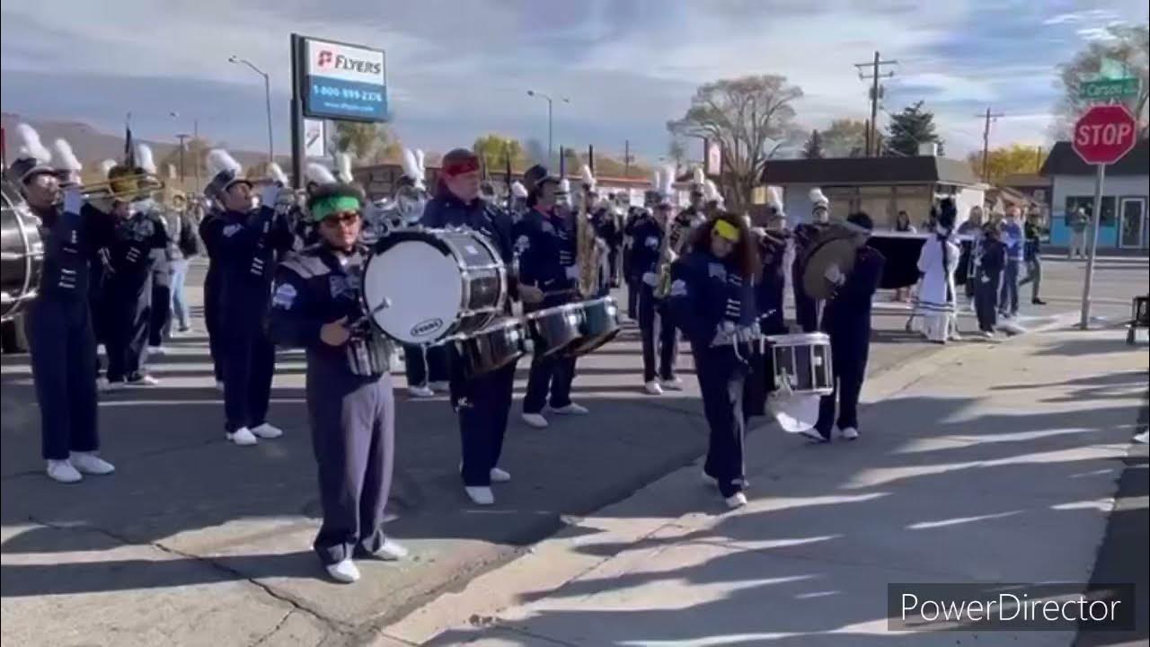 NV Day Parade Carson High School Blue Thunder Marching Band YouTube