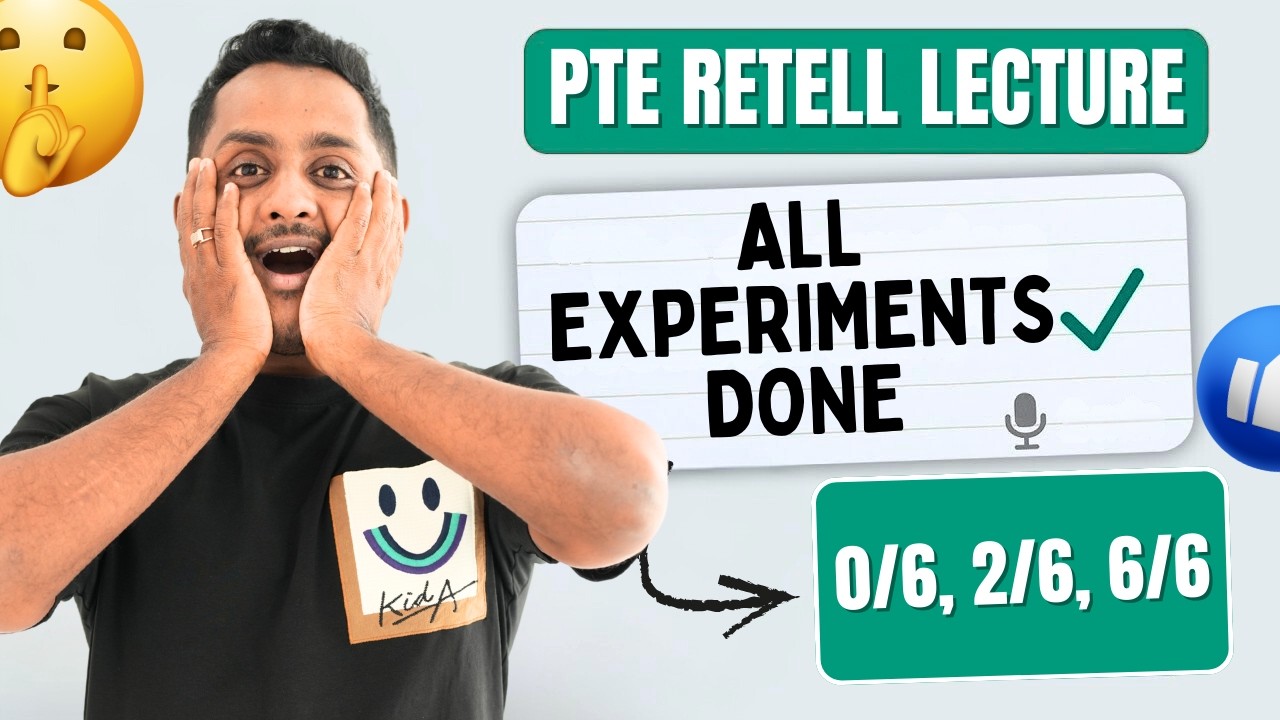 PTE Пересказ лекции 90/90: трюк | Объяснение всех экспериментов (0/6 → 6/6)