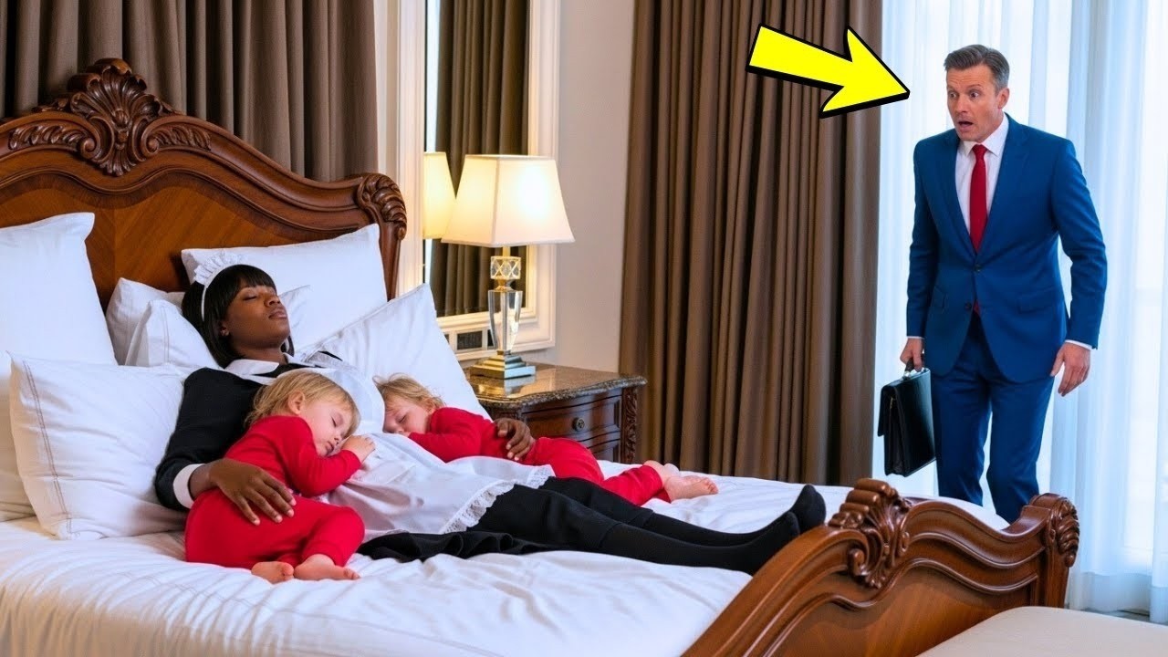 BILLIONAIRE FIRED EVERY NANNY AFTER HIS WIFE DIED—WHAT HE SAW THE MAID DO WITH HIS TWINS SHOC