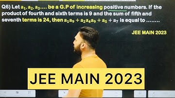 #PYQ JEE Main 2023 #shivangmathsacademy #sequenceandseriesclass11