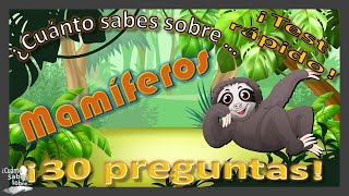 💡🦊¿Cuánto sabes sobre... MAMÍFEROS?🐯 ¡30 preguntas TEST! screenshot 2
