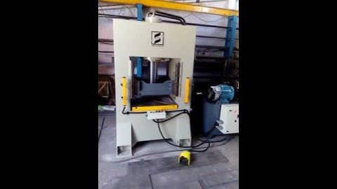 H frame Hydraulic press Auto mode