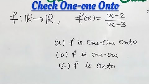 Trick to check One-One / Many Function| Onto INJECTIVE FUNCTION SHORTCUT METHOD  IIT-JEE/BITSAT/NDA