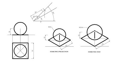 ISOMETRICS OF SPHERES | KTU Engineering Graphics