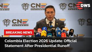 National Electoral Council in Colombia Holds Press Conference After Heated Runoff Election | AC14