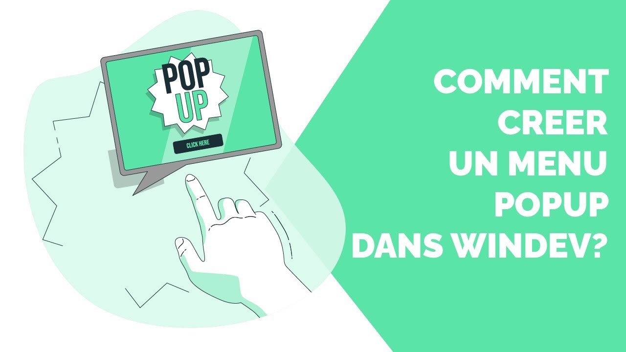 Windev: Comment créer un menu popup stylé