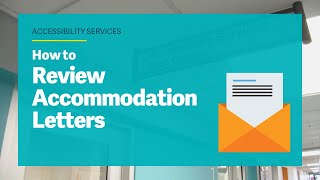 How to Review Student Accommodation Letters - Thompson Rivers University