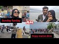  full enjoyment marine drive   mc stan roll for you adnan and muskaan vlog