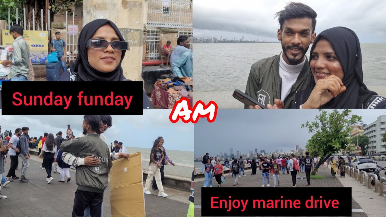 || full enjoyment Marine Drive ||  mc stan roll😅😅 for you| Adnan and muskaan vlog