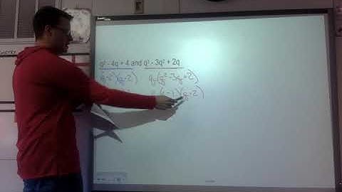 Algebra 2 - 8.2 - Adding & Subtracting Rational Expressions