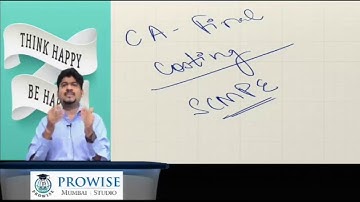CA FINAL COSTING REGULAR BATCH DAY 1 PART 1 by CA SANKALP KANSTIYA