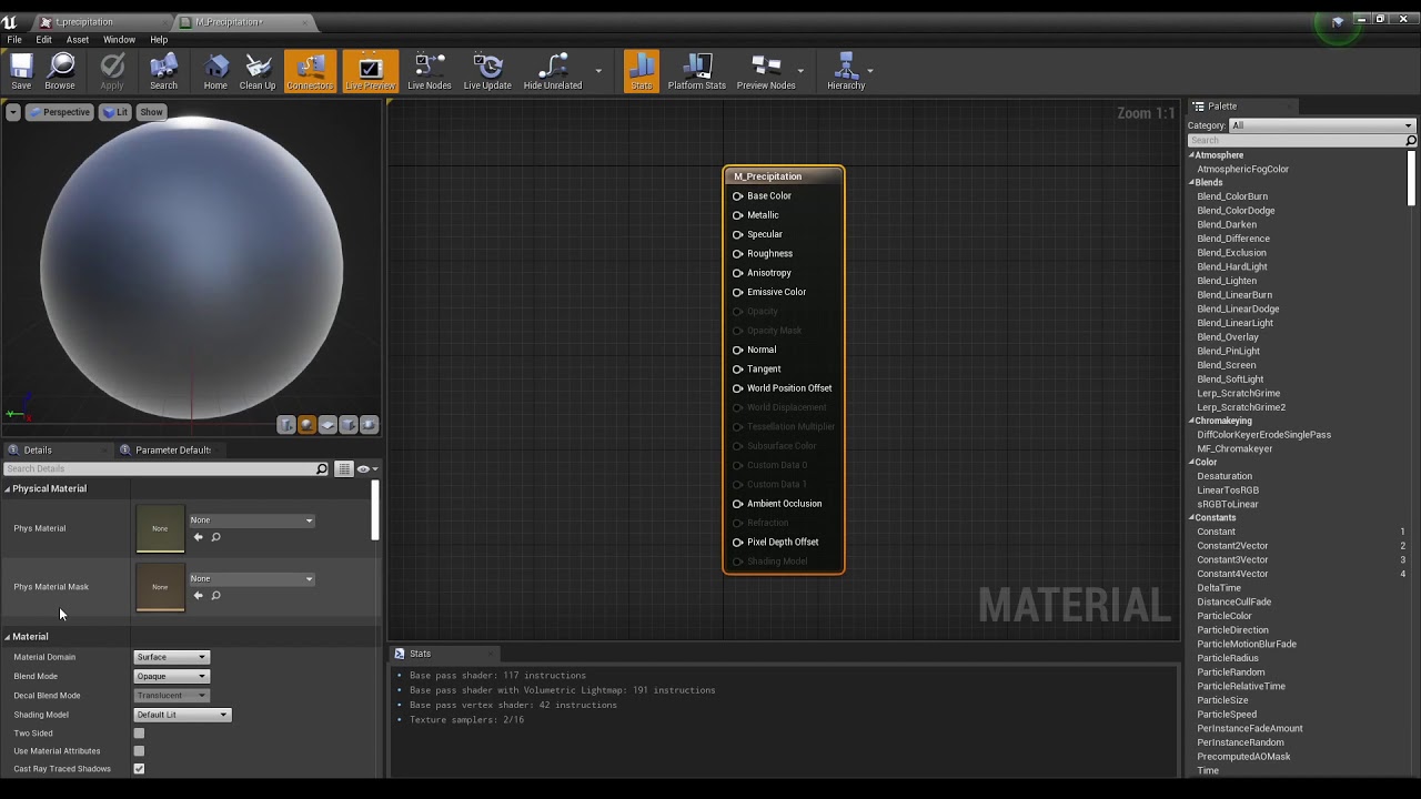 UE4 Snow Effect With Material - YouTube