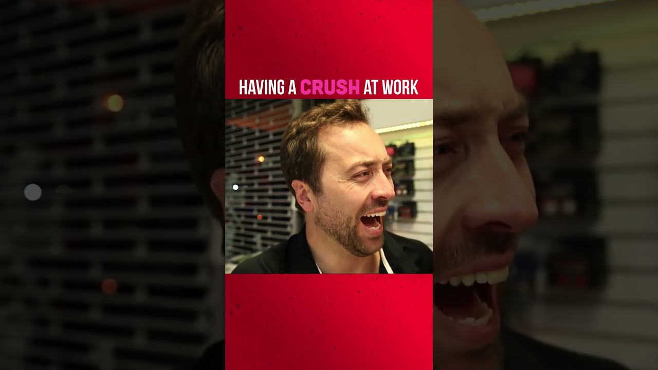 when you find out your coworker has a crush