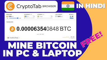 Cryptotab Browser: Mine Free Bitcoin from Mobile and PC