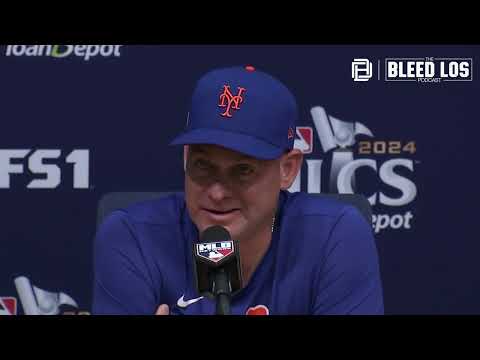 Dodgers Postseason: El manager de los Mets, Carlos Mendoza, habla sobre enfrentar a Dodgers en NLCS