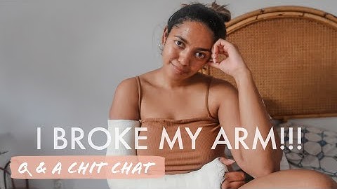 I BROKE MY ARM during Lockdown!!! | Q & A Chat with me | South African YouTuber