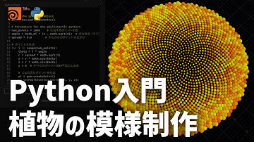 Hipファイル配布！【Houdini Python 入門】Python SOPノードで植物に見られる模様を作成して制御しよう！