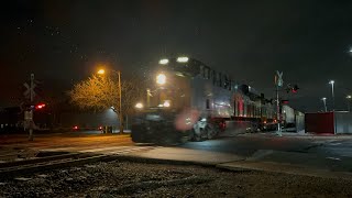CSX #3187/CSX #898 & 159 cars on M327 | Glistening Scene | 03/20/24