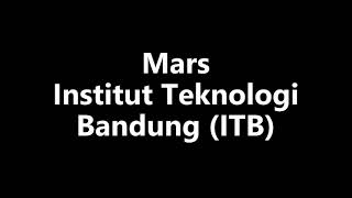 Mars Institut Teknologi Bandung itb