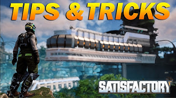 Bet you dont know these basic TIPS & TRICKS | Satisfactory 1.1