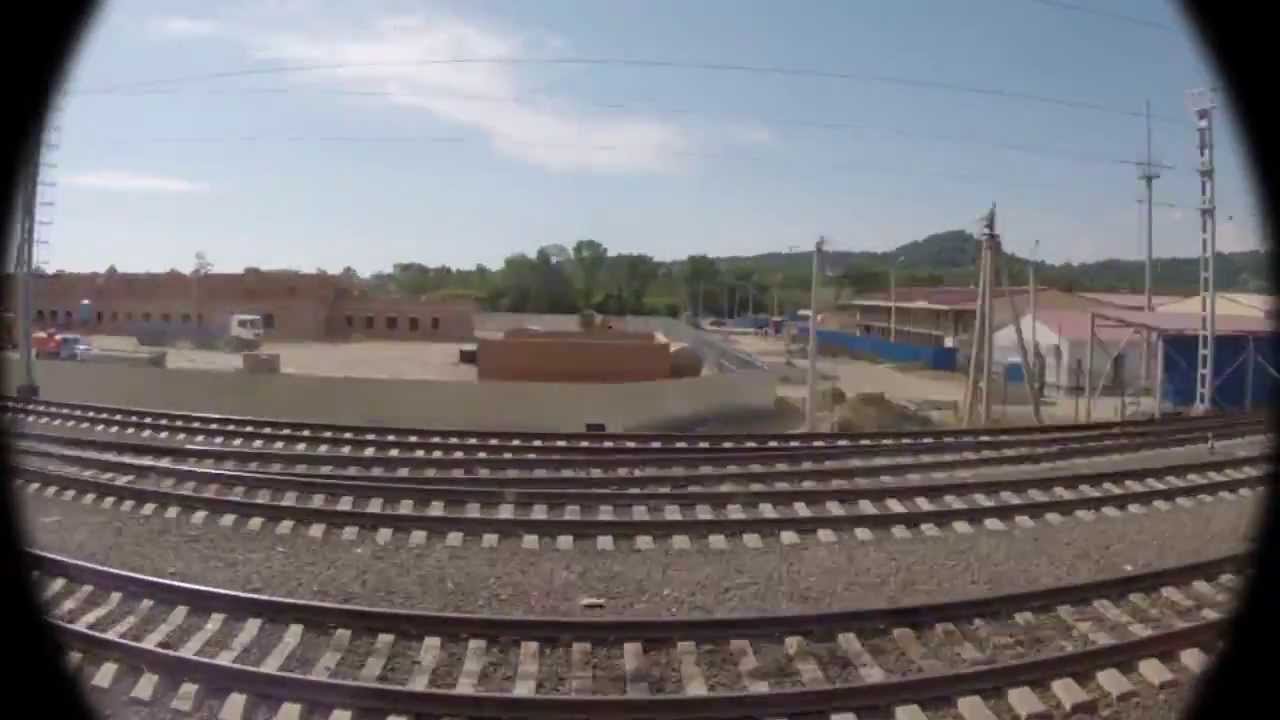 Электричка Адлер - Красная Поляна - YouTube