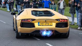 Lamborghini Aventador with Capristo Exhaust - LOUD Revs, Flames & Accelerations !