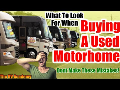 Buying A Used Motorhome - Dont Make These Mistakes