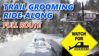 Trail Grooming RideAlong (FULL) | New Hampshire Snowmobile Trail Maintenance