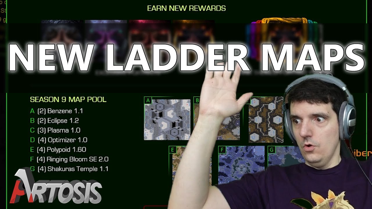 NEW SC:BW Ladder Maps!
