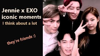 EXO x Jennie moments ft. BLACKPINK (exopink / blackexo)
