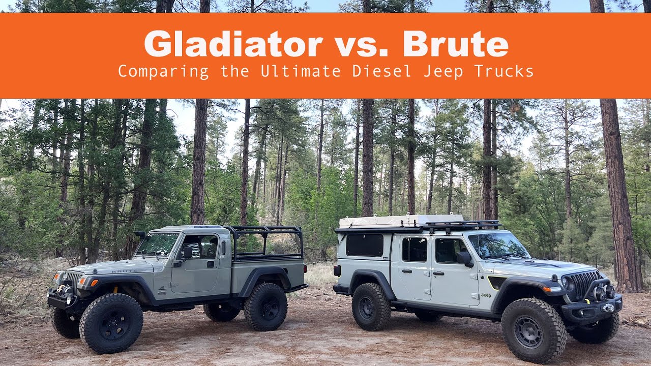 Gladiator vs. Brute :: Comparing the Ultimate Diesel Trucks - YouTube