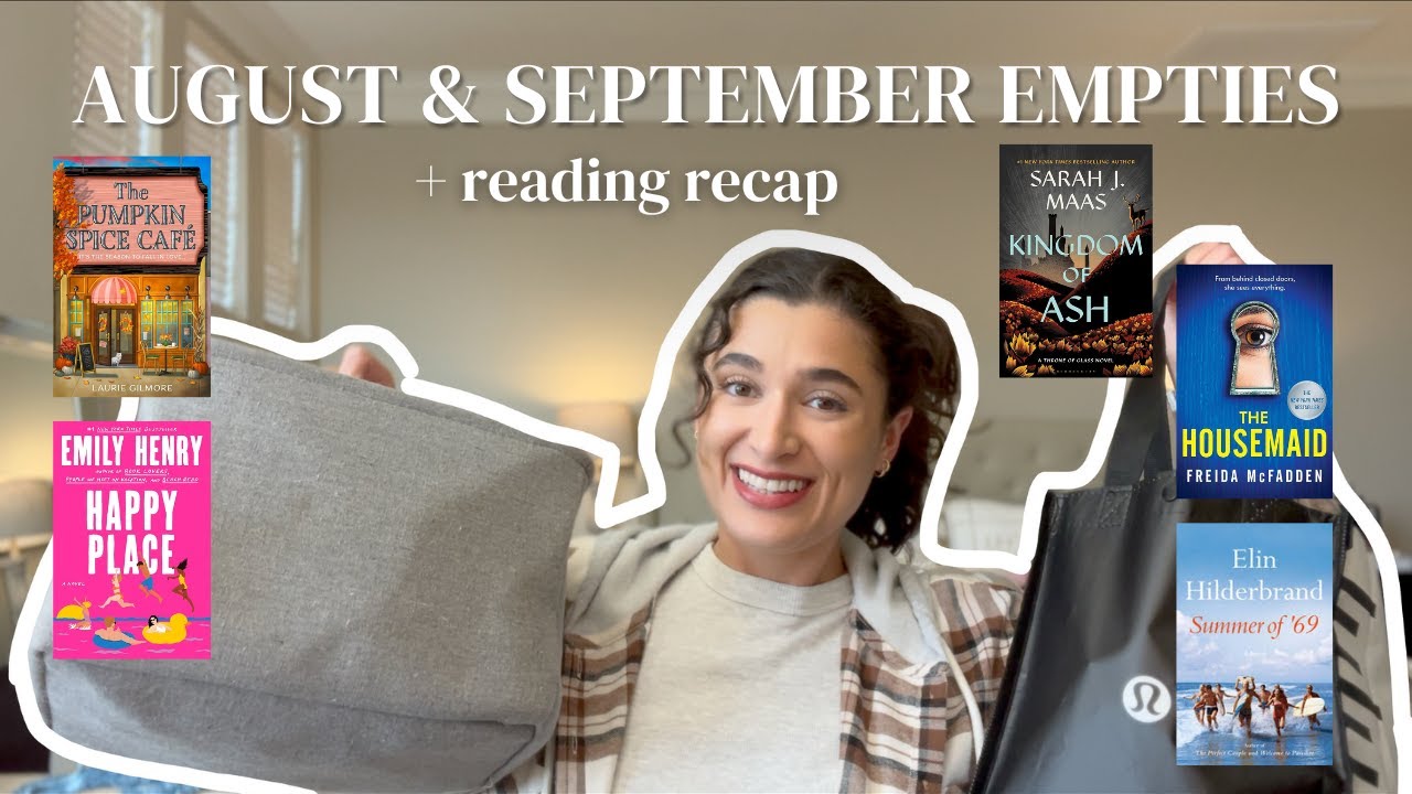 ПУСТАЯ ТАРА ЗА АВГУСТ И СЕНТЯБРЬ + ОБЗОР ПРОЧИТАННЫХ МАТЕРИАЛОВ (Свечи, средства по уходу за тело...