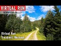 Virtual Run in a Norwegian Valley | Treadmill Workout | Gravel