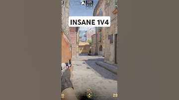 INSANE 1V4 CLUTCH #cs2 #counterstrike #counterstrike2 #clutch #1vs4 #insane #viral #gaming