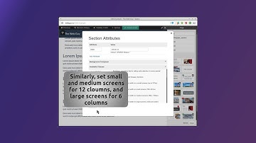 Responsive columns in Typesetter CMS